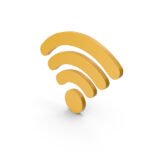 wifi symbol yellow wi fi 4gam791 600